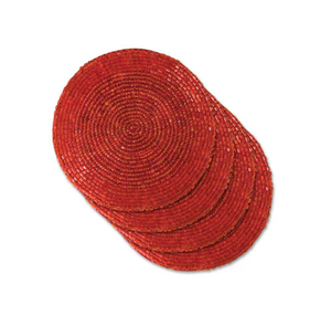 Juego de Posavasos con Cuentas, Juego de Posavasos de Vidrio Hechos a Mano de Alta Calidad, Posavasos con Cuentas Artesanales Más Vendidos - Product Image 1
