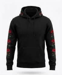 Custom Men's Streetwear Hoodie - High Quality 100% Cotton <b>Fleece</b> Plain <b>Black</b> Pullover with Pocket - Product Image 2