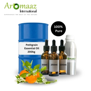 Huile Essentielle de Petitgrain Biologique Distillée à la Vapeur Pure Anti-rides Anti-âge pour Tous Types de Peau Soin Visage & Corps - Product Image 5