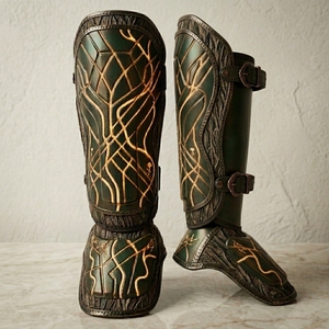 Protège-tibias en cuir durable pour MMA, Muay Thai, Kickboxing, Football, Soccer – Modèle 2026 - Product Image 4