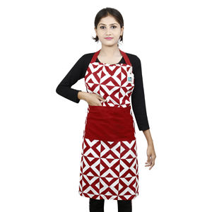 Delantal de Cocina de Algodón 100% Puro de Primera Calidad, Delantal de Chef para Hornear y Cocinar, Lavable y Reutilizable - Product Image 1