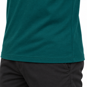 Camiseta de Hombre OEM de Poliéster/Algodón, Tela Premium con Lavado Ácido, Estampado Ecológico, Acabado Suave, Corte Holgado y Cómodo - Product Image 4