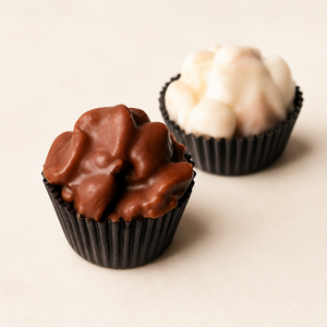 Crunchy Peanuts <b>Chocolate</b> Cluster Truffles Packed In Custom Gift Box With Custom Logo For Corporate Gifts - Product Image 1