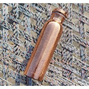 <b>Copper</b> Water Bottle With 2 Cups Traditional Design <b>Screw</b>-On Lid Reusable Travel Use Adults Metal Material Leakproof Eco Friendly - Product Image 6
