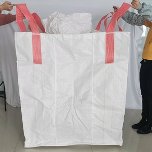 Sac vrac FIBC en PP, durable, à fond plat, entièrement ouvert, avec double sangle de fixation, pour stockage, faible MOQ - Product Image 4
