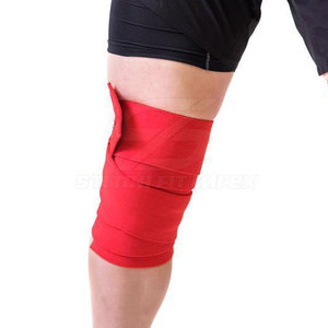 Customized Neoprene Breathable Sports <b>Elastic</b> <b>Knee</b> Wraps Adjustable Bandage Strap Professional Protection for Weightlifting Gym - Product Image 2