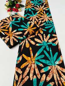 Tissu en coton authentique africain imprimé Ankara pour la couture, les vêtements, l'artisanat et la mode par Hitjem Export Island Supplier - Product Image 2