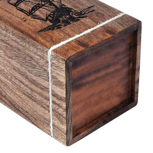 Boîte d'urne en bois créative de luxe haut de gamme pour urnes en bois de manguier rectangulaires de columbarium avec couvercle coulissant urnes en gros à bas prix - Product Image 5