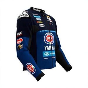 Jonathan Rea Ramaha SBK hecho a medida cuero de vaca perforado/chaqueta de carreras de cuero de canguro/chaqueta con joroba CE armaduras - Product Image 2