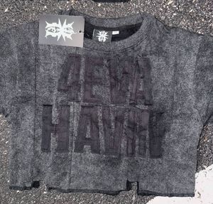 Camiseta personalizada de 300 g/m², 100 % algodón, corte holgado vintage, lavado ácido, desgastada, de manga corta y alta calidad - Product Image 4