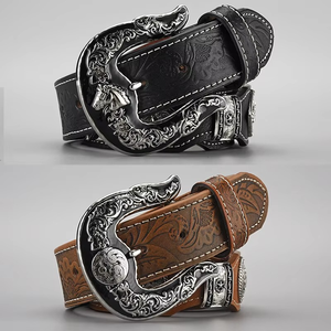 Cinturón de Cuero Vintage Kivotech para Hombre, Hebilla de Cobre, Estilo Denim, Simple, Casual, para Hombre Joven, Cuero Vacuno - Product Image 6
