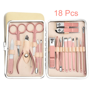 High-quality surgical manicure pedicure <b>kit</b> for professionals stainless steel <b>nail</b> care instrument set manufacturer and supplier - Product Image 1