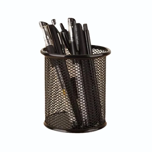 Organizador de Escritorio Premium de Acero para Bolígrafos - Product Image 2