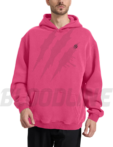 Sudadera con Capucha Unisex Bloodline, Amarilla, para Invierno, con Cierre, Corte Regular, Color Sólido, Informal, con Bolsillo Frontal, Forro Polar Transpirable - Product Image 5