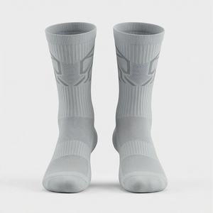 Genouillères anti-friction, bas de compression pour mollets, chaussettes de football pour hommes, respirantes, protection sportive, durables, couleur personnalisée, unisexe - Product Image 1