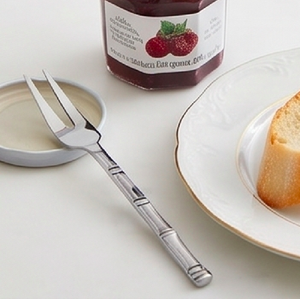 Juego de cubiertos moderno de acero inoxidable con acabado espejo, tenedor, cuchara y espátula de mango largo, cubiertos duraderos para bodas y ocasiones especiales. - Product Image 3
