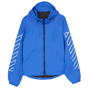 Men's Wholesale Windbreaker Shorts Set For Men 100% <b>Polyester</b> Custom Color Jogging Wear Zip-Up Windbreaker Short Set - Product Image 3