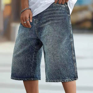 Mejor Precio, Pantalones Cortos Vaqueros Holgados 100% Algodón, Logotipo Personalizado, Casuales, Ecológicos, Transpirables, para Hombre, Nueva Llegada - Product Image 3