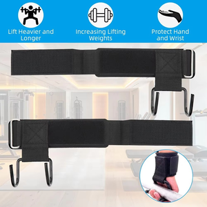 Gants de musculation Geo Brother Co avec support de poignet, respirants, construction en acier pour tractions, soulevés de terre et exercices dorsaux - Product Image 3