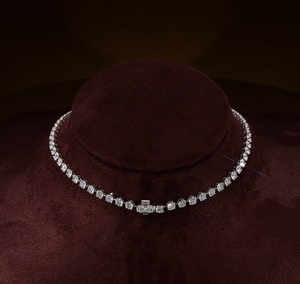 Collar con Colgante de Diamante Creado en Laboratorio, Estilo Vintage, con Inicial Personalizada, Certificado IGI, Regalo de Boda para Mujer - Product Image 4