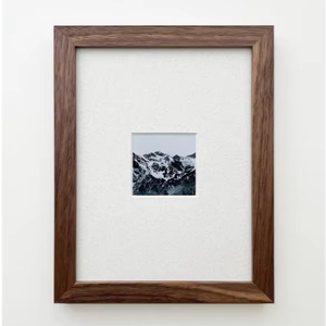 Rustic MDF Handmade Poster <b>Frame</b> Tabletop Display Holder Wall Mountable Modern Design Living Room Decor Eco-Friendly Natural - Product Image 1