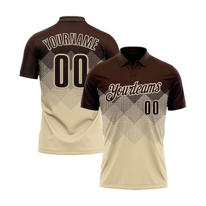 เสื้อถักพิมพ์ลายซับลิเมชั่นกันยับแบบกำหนดเอง ผ้าโพลีเอสเตอร์ แขนสั้น ระบายอากาศ แห้งเร็ว แฟชั่นฤดูร้อน สไตล์ลำลอง - Product Image 5