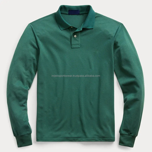 T-shirts polo pour hommes de haute qualité T-shirt polo en coton personnalisé en tissu respirant pour hommes - Product Image 1