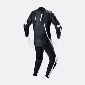 Premium Cowhide Leather Motorbike Suit High-Speed Racing Gear with Removable CE Armor Custom Motorcycle Suit - Product Image 4