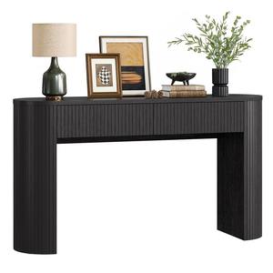 โต๊ะโซฟาแบบริบบิ้นสมัยใหม่ ขอบโค้งมน ลายเส้นแนวตั้ง โต๊ะทางเดิน ตกแต่งห้องนั่งเล่น - Product Image 3