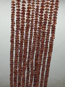 Cuentas Redondas Facetadas de Circonio Rojo Natural de Alta Calidad M.Y.GEMS NRZ-T783 Certificadas por Aigs de 4mm-4.50mm para la Fabricación de Joyas - Product Image 4