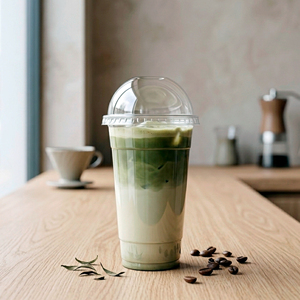 ถ้วยพลาสติกแบบใช้แล้วทิ้งขนาด12ออนซ์ถึง24ออนซ์ถ้วยพลาสติก PP ผนังชั้นเดียวสำหรับเครื่องดื่มร้อน/เย็นนมชาน้ำผลไม้กาแฟ - Product Image 1