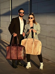 Premium Genuine Leather Fringe Handbag for Women – Vintage Boho Style Shoulder <b>Bag</b> with Tassels & <b>Studded</b> Detail - Product Image 2