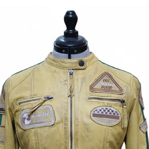 Chaquetas de Cuero para Hombre, Estilo Popular de Otoño, Chaqueta de Cuero para Hombre al por Mayor, Chaquetas de Cuero PU con Cierre Modernas y Elegantes para Hombre - Product Image 2