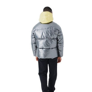 Vestes matelassées pour hommes, vestes matelassées pour garçons, vestes rembourrées coupe-vent en polyester, fabrication OEM - Product Image 2