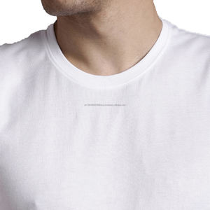 T-shirt à col rond en coton 100% poids lourd pour homme, manches longues, printemps automne, hauts décontractés, couleur unie, sous-vêtements - Product Image 6