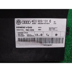 ชุดควบคุมการเข้าถึงและสตาร์ทเครื่องยนต์ A8 D3 ปี 2002-2007 มือสองแท้ รหัส 4E0909131C - Product Image 5
