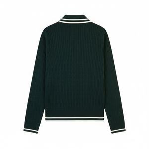 เสื้อสเวตเชิ้ตแขนยาวผู้ชายปี 2026 ผ้าฝ้ายทอ 100% พิมพ์ลายดิจิทัล แห้งเร็ว ติดกระดุมด้านหน้า น้ำหนัก 220 กรัม สวมใส่สบายในฤดูหนาว - Product Image 2