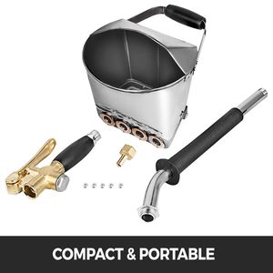 Pistola de Pulverización Neumática de 4 Boquillas para Cemento y Mortero, para Concreto y Paredes/Techos, Máquina Profesional para Pulverizar Mortero - Product Image 6