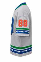 Maillot de hockey sur glace pour homme 88, imprimé par transfert thermique, col rond en maille, sans manches, respirant, séchage rapide, vêtements de sport d'été pour adolescents