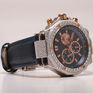 Montre Homme Hip Hop en Acier Inoxydable, Diamants Moissanite VVS Entièrement Sertis, Mouvement Mécanique ETA, Verre, Bracelet 20mm, Cadeau de Luxe - Vente Flash - Product Image 4