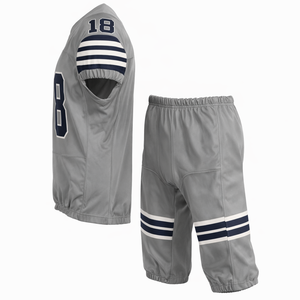 Tenue d'entraînement de football américain pour équipe adulte, en polyester anti-rétrécissement, style classique, motifs personnalisés, extensible, ne décolore pas, sublimation - Product Image 2