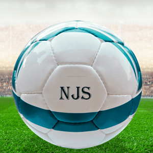 ลูกฟุตบอลคุณภาพสูง ขนาด 5  ปรับแต่งโลโก้ได้  วัสดุหนัง PU  PVC  TPU ผลิตจากโรงงานด้วยกระบวนการเชื่อมด้วยความร้อน ราคาประหยัด เหมาะสำหรับการฝึกซ้อม - Product Image 1