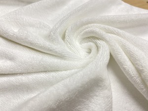 White Micro Towel Fabric 100% Polyester Medium <b>Weight</b> 380gsm Woven Plain Solid Home Textile Towel Material - Product Image 4
