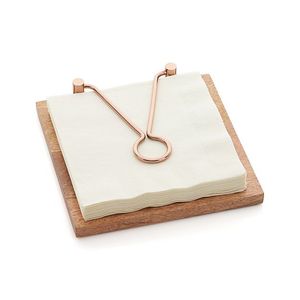 Latest Arrival Eco-Friendly Luxury Metal Tissue Holder Handmade Customized Color Logo <b>Table</b> Top <b>Storage</b> Home Hotel Restaurant - Product Image 5