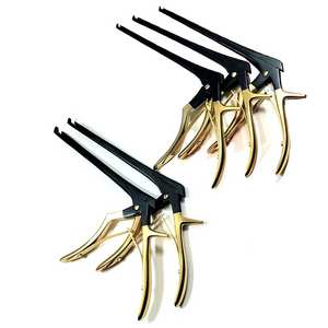 Juego de Kerrison Rongeurs de 7 pulgadas, 5 piezas, negro y dorado, 1, 2, 3, 4, 5 mm, kit de instrumentos quirúrgicos ortopédicos cervicales - Product Image 3