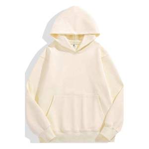 Sudadera con Capucha Personalizada con Logotipo, 100% Algodón Grueso, Estilo Holgado, Unisex, Lisa, para Hombre, Color Verde - Product Image 1
