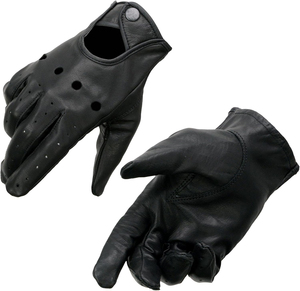 ถุงมือขี่มอเตอร์ไซค์หนังวัวสีดำสำหรับผู้ชาย Samroz Sports - Product Image 5