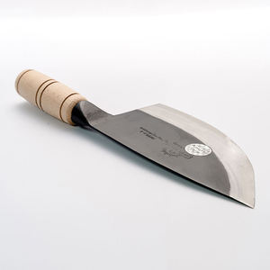 Couteau de boucher japonais JAYA MATA, manche en bois, lame en acier carbone, forgé à la main, finition haute brillance, pour droitier, 7 pouces, traditionnel, 2 mm - Product Image 4