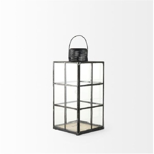 Luxurious Handmade Square <b>Metal</b> Different Size & Design Six Lanterns With Glass Panels For Home Living Room Durable Decoration - Product Image 2
