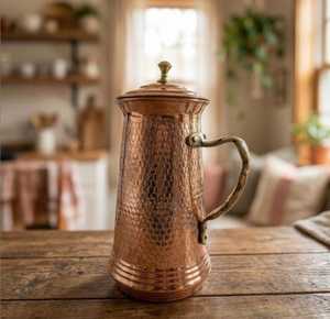 Jarra de metal de calidad excelente para alimentos, con asa, duradera, para bebidas, para cocina y mesa de comedor, en grandes cantidades. - Product Image 4